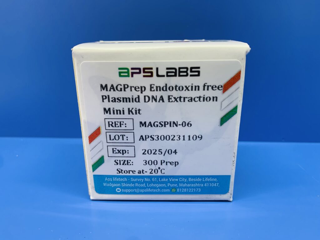 Magprep Endotoxin Free Plasmid Dna Extraction Mini Kit Aps Labs